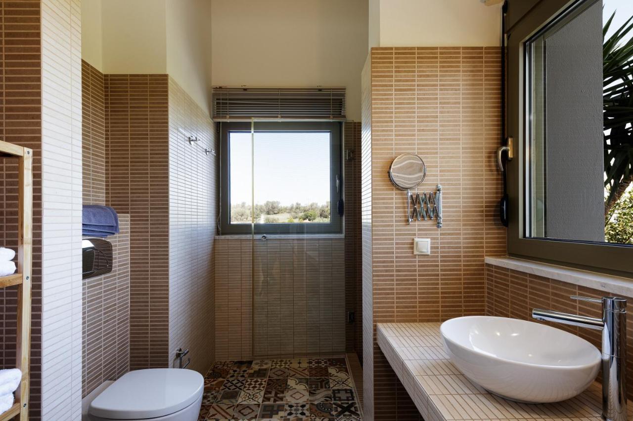 Rizes Villa With Jacuzzi & Heated Pool Agia Triada Exterior foto